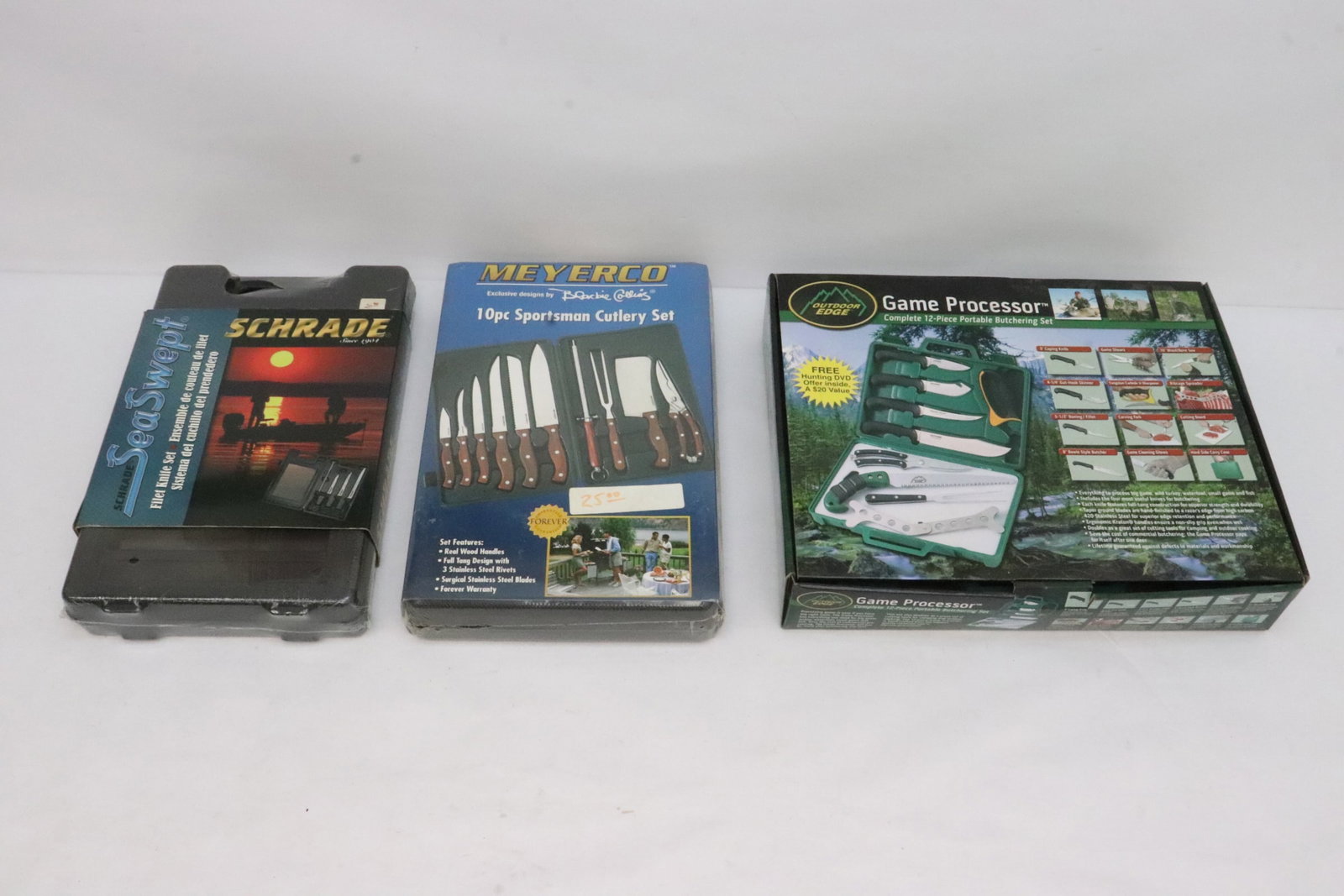 3 outdoor knife sets: 3 outdoor knife sets