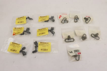 6 AR-15 tactical bolt catch, and 7 sniper swivels