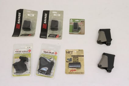 Pistol loaders, ad 2 Savage magazines