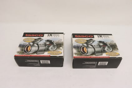 2 Tasco 1x32mm red dot scopes