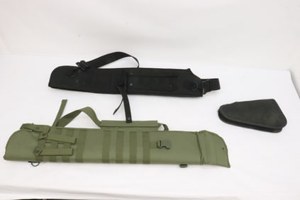2 Rifles, and one pistol gun cases
