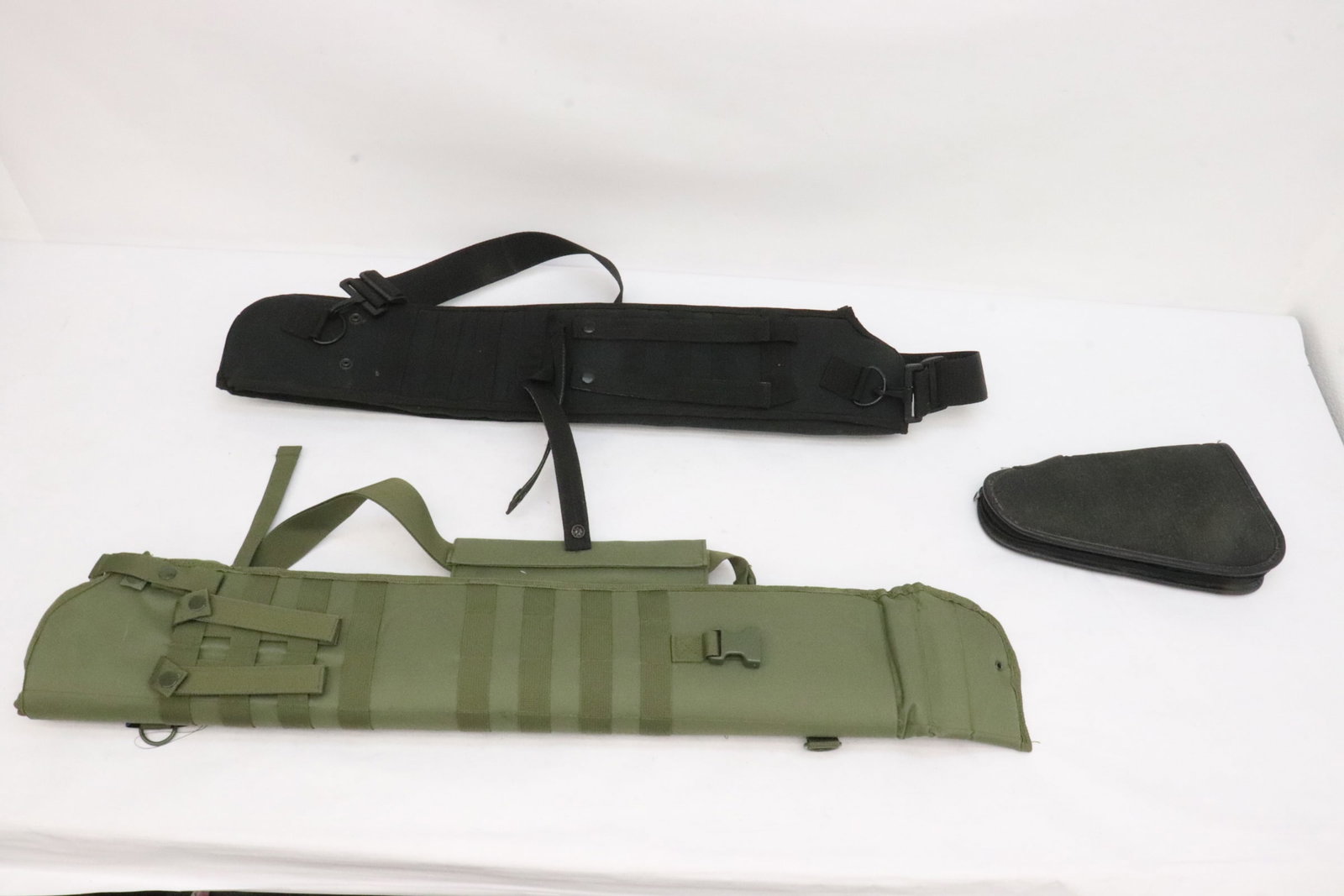 2 Rifles, and one pistol gun cases: 2 Rifles, and one pistol gun cases