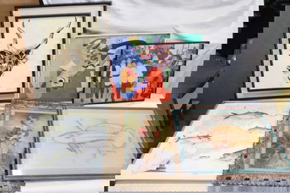 6 pieces wall arts