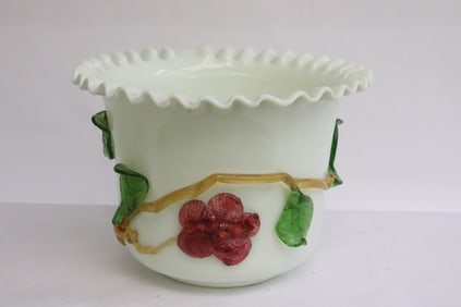 Art glass planter