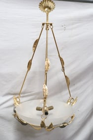 Beautiful gilt metal ceiling light