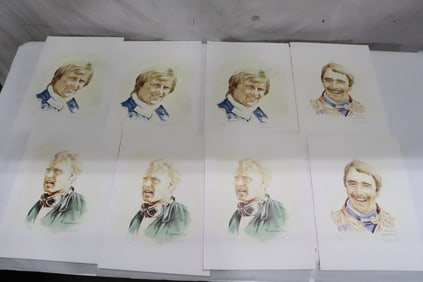 8 signed & numbered prints by Craig Warrick