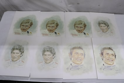 8 signed and numbered prints by Craig Warrick
