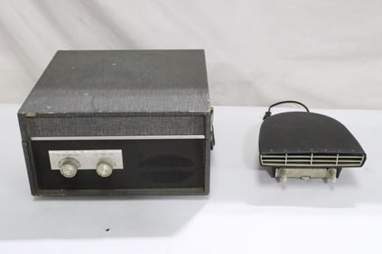 a Reel to Reel recorder, and a Deskair desk fan