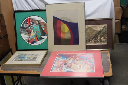5 pieces wall hanging arts