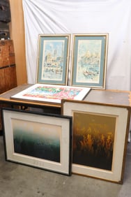 5 etchings/ prints
