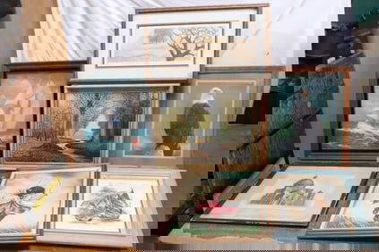 9 pieces wall art