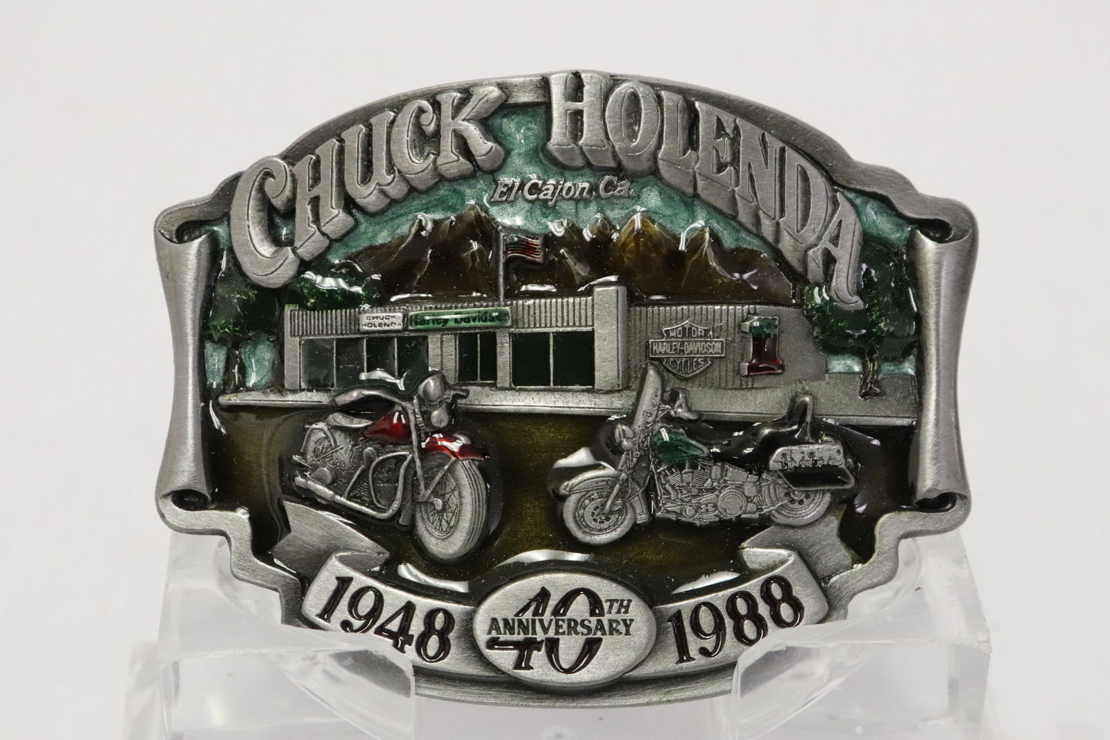A limited edition commemorative belt buckle: A limited edition commemorative belt buckle, 2.5"x3.25"x0.8"