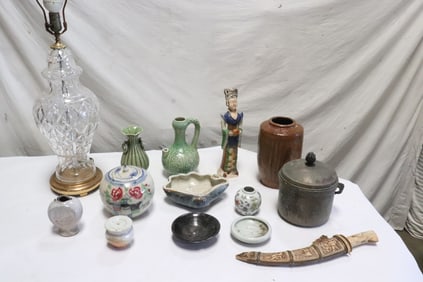 Lot of misc. Chinese items, chips and repairs