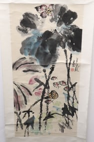 Chinese print scroll