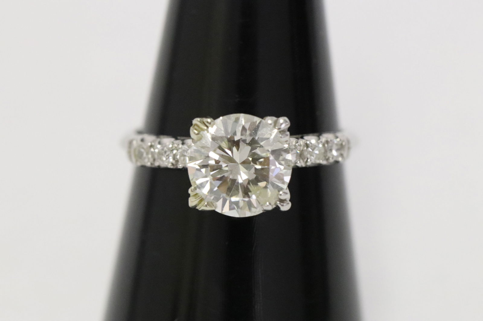 Art deco platinum diamond ring (1 of 9)