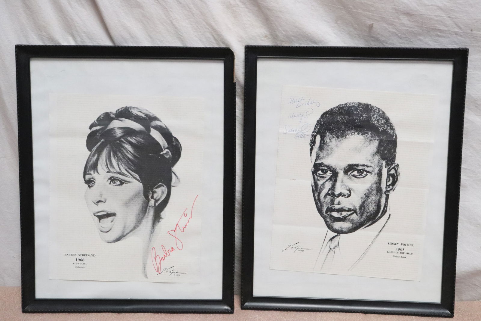 2 movie star signed photo prints (1 of 10)