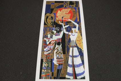 Ting Shao Kuang lithograph in color, c1994
