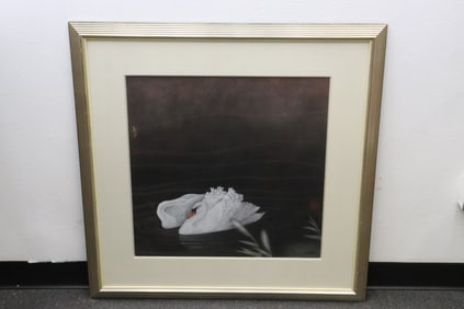 Chinese watercolor on paper, signed & w/ artist seal