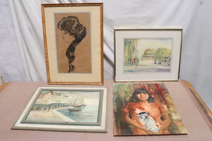 4 paintings
