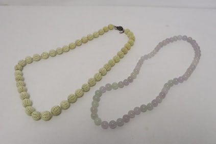 2 bead necklaces