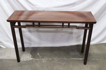 Chinese vintage huanghuali wood scroll table
