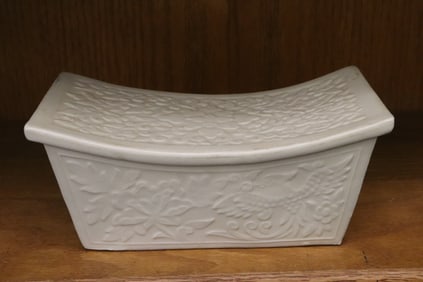A Song style white porcelain pillow
