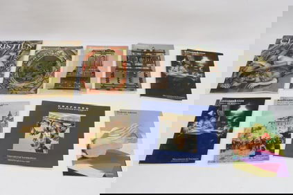 8 auction catalogs, & a Christie's International magazine