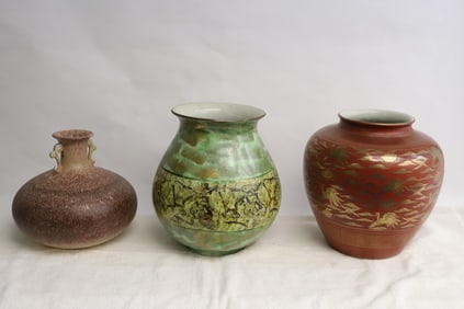 3 Chinese/ Japanese porcelain jars