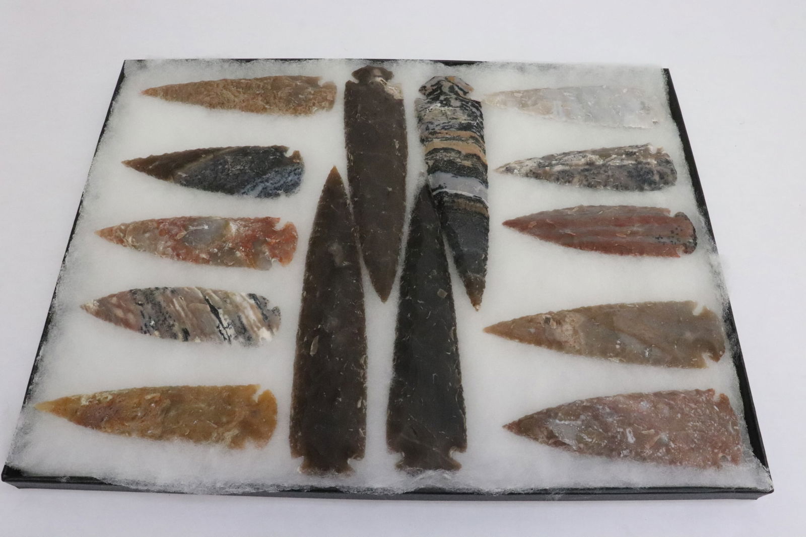 Box of American Indian spearheads (1 of 14)