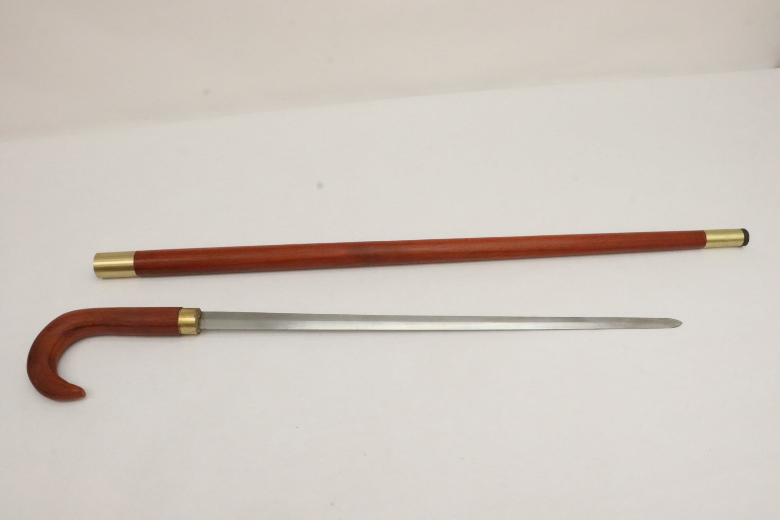 A cane sword: A cane sword, 36.75"L