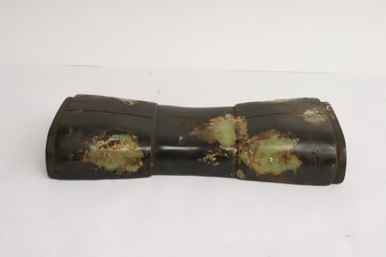 Large jade like stone carved ornament