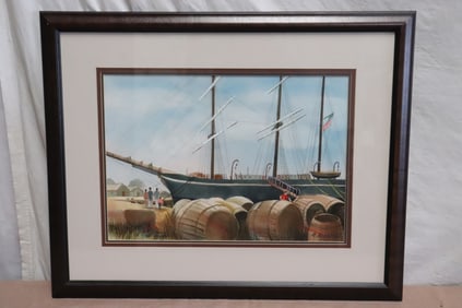 Robert Robathan watercolor on paper