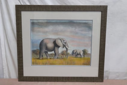 Robert Robathan watercolor on paper