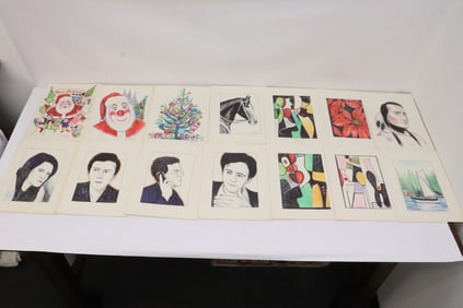 ~ 30 pencil/ color pencil on paper by Robert Robathan