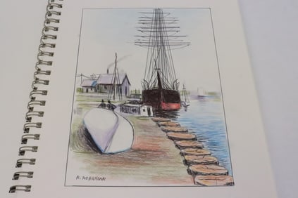 ~ 85 pencil/ color pencil drawings by Robert Robathan