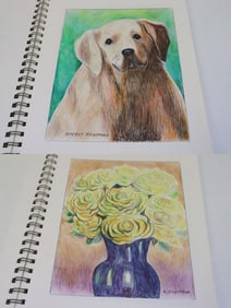 ~ 85 pencil/ color pencil drawings by Robert Robathan