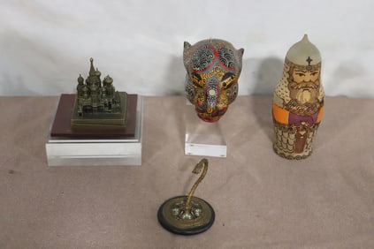 4 pieces Russian table articles