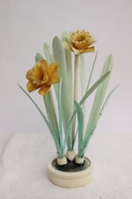 Beautiful Chinese bone carved flower