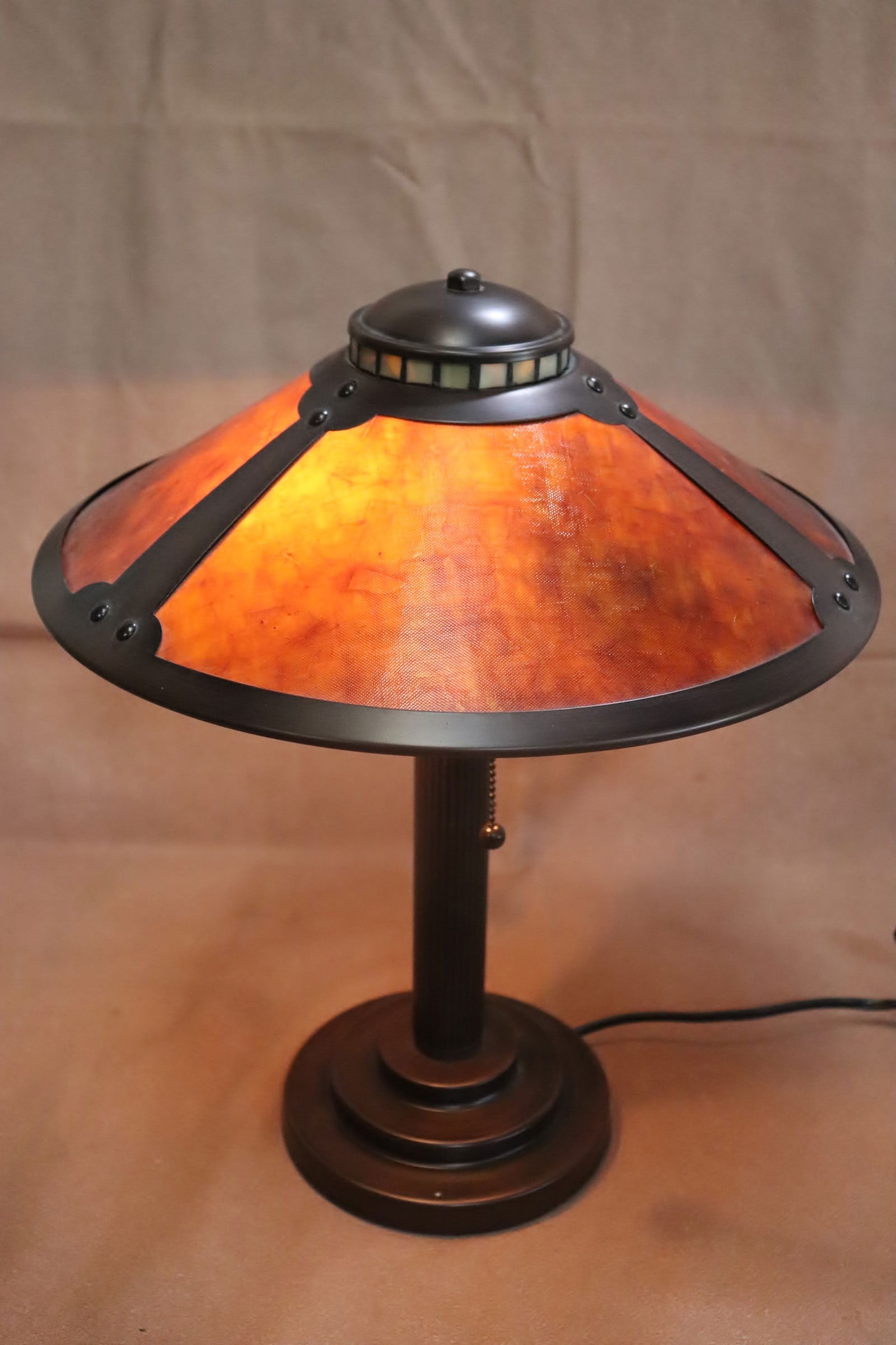 An art and crafts style table lamp (1 of 9)