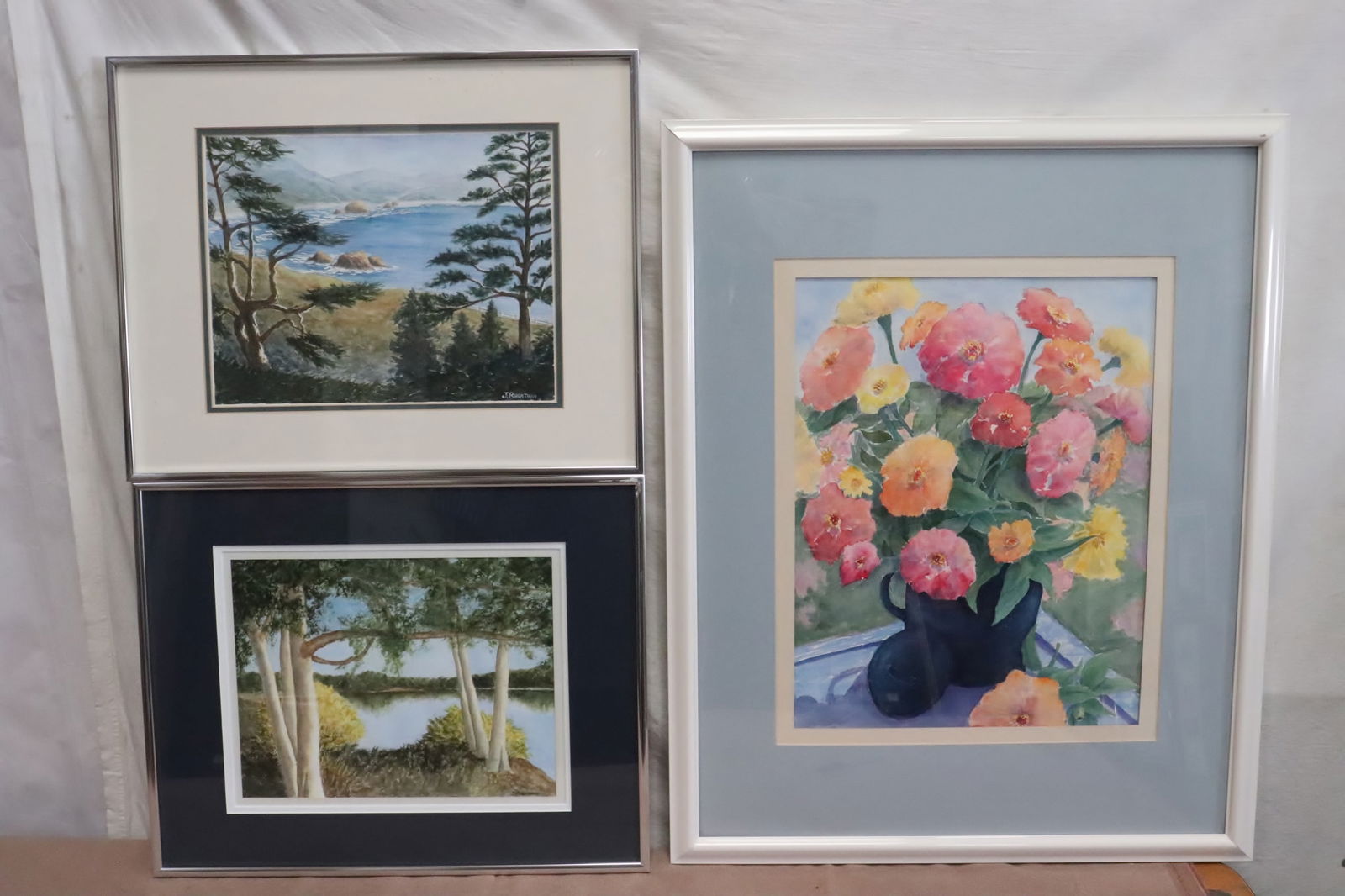 3 watercolor paintings by June Robathan (1 of 10)