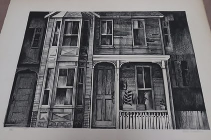 Robert Robathan lithography "317", signed