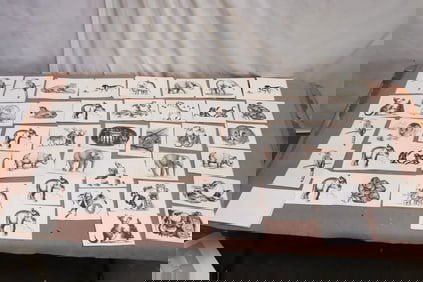 ~ 70 lithograph greeting cards by Robert Robathan