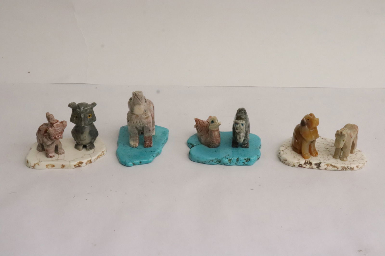 4 native American stone carvings (1 of 9)