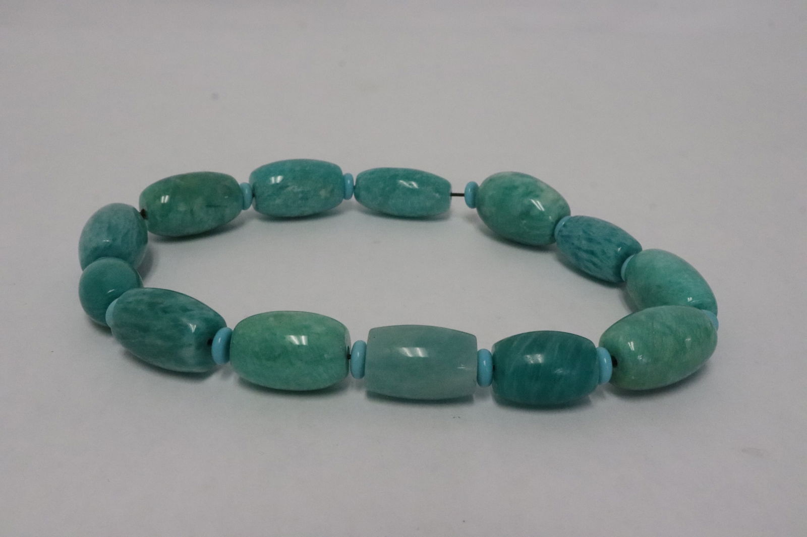 Aventurine like bead necklace (1 of 7)