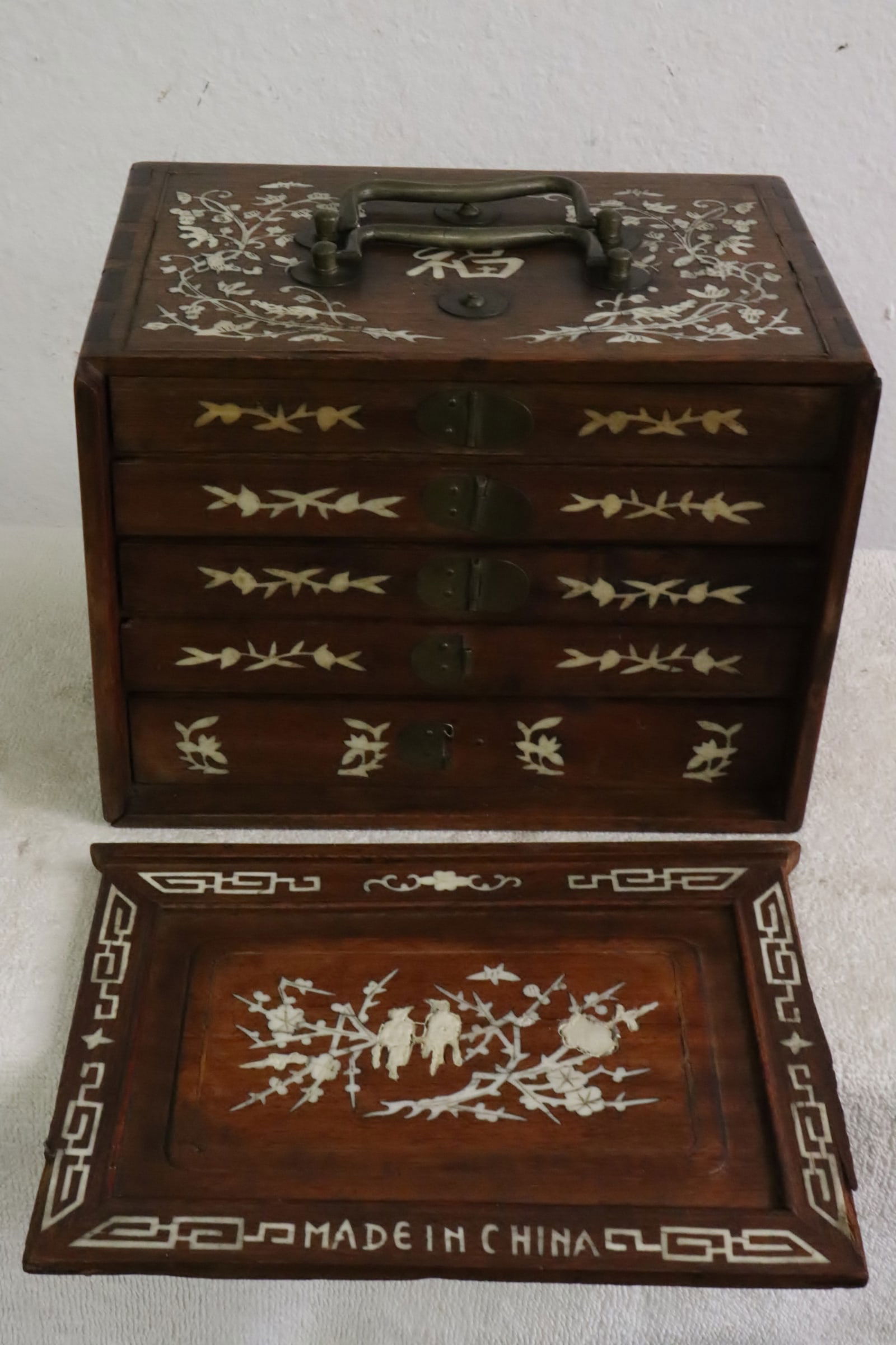 Vintage mahjong set, complete (1 of 12)