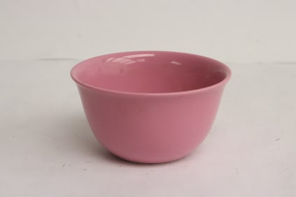 A purple glazed porcelain tea cup