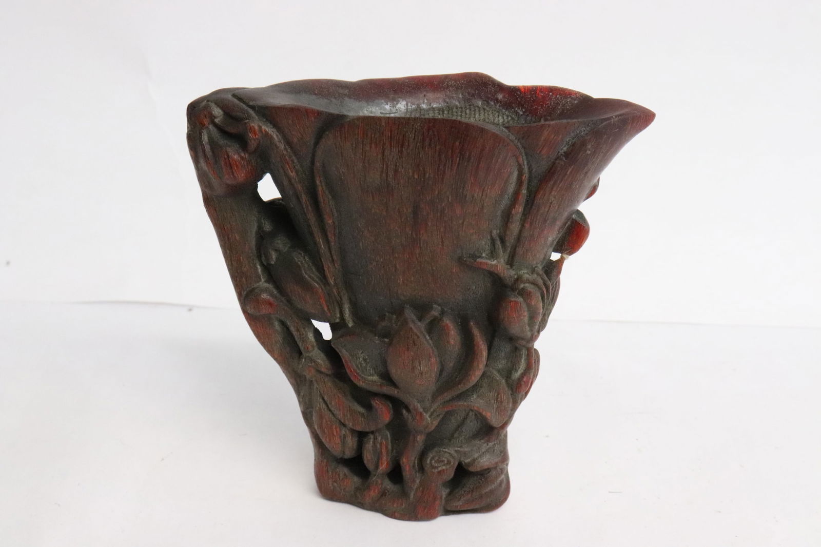 A Han style libation cup: A Han style libation cup, 4.65"x4.4"x1.75"