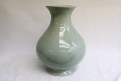 A celadon porcelain jar