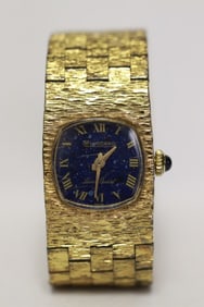 lady Lucien Piccard watch w/ 18K GF case & band