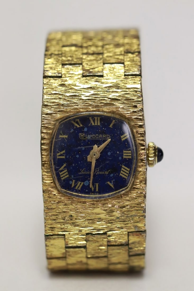 lady Lucien Piccard watch w/ 18K GF case & band (1 of 13)